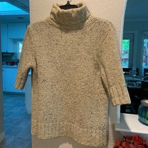 Ann Taylor Loft elbow sleeve turtleneck sweater